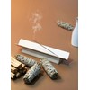 Incense Burner Stick Holder with 2 Holes, Aluminum Alloy Ash