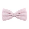 TigerTie Plain Bow Tie, Pre-Tied Bow, 100% Linen + Storage