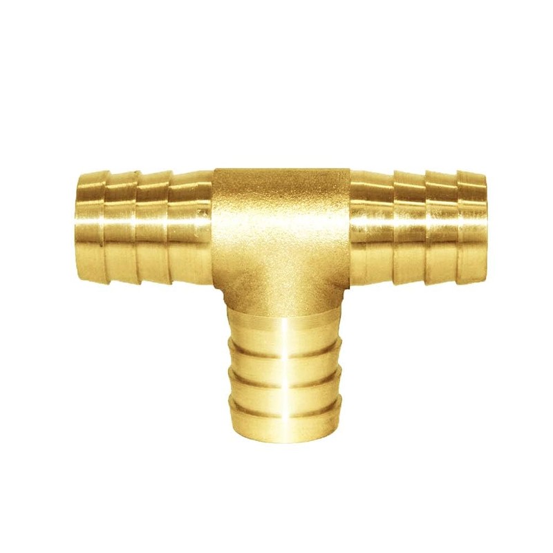 Joywayus 5PCS 5/8" Hose Barb, Tee T 3 way Union