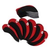 10Pcs/set Leather Golf Club Iron Head Covers Golf Putter Club