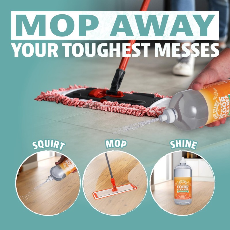ANGRY ORANGE Spray and Go Floor Cleaner - Citrus Mint