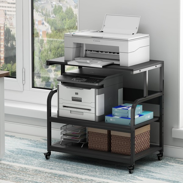 Fannova 32.3" x 18.9" Extra Large Printer Stand Table with