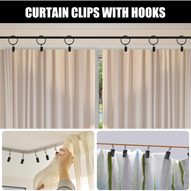 Light Clips Hanging Hooks Clip: 50 Pack Outdoor Hanging Lights