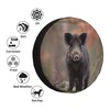 Replacement Car Tyre Cover, Cute Boar Print, Waterproof, Dustproof, Tyre