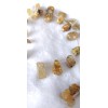 Unbranded 15" Strand Polished Golden Rutilated Quartz Nugget Beads