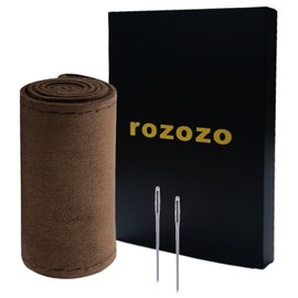 Fit 14.5-15inch Diameter Microfiber Leather Sporty Steering Wheel Cover Universal Fits for 97% Truck,SUV,Cars, Anti-Slip Safety Comfortable Desgin-Suede-Coffee