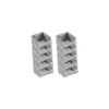 Economy Set 10 x Grey Storage Boxes 1.0 H x
