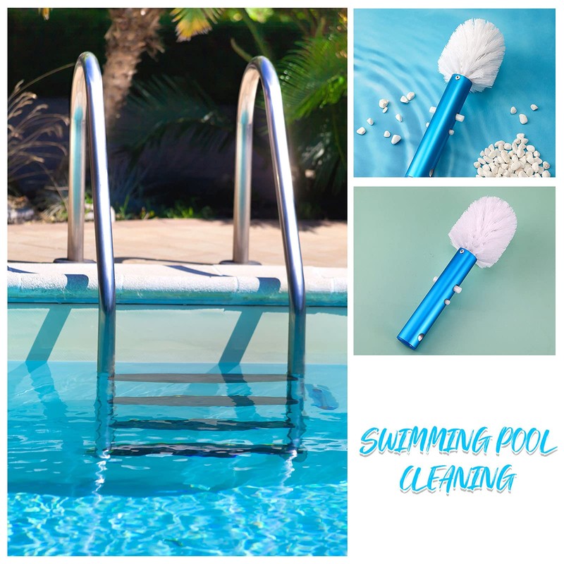 Corner and Step Pool Round Brush, Pool Step and Corner
