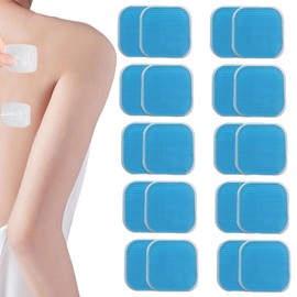 Pack of 20 gel pads, high-quality material, easy to use, reusable, suitable for Beurer Em 59 devices, 4.5 x 4.5 cm