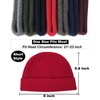 Short Fisherman Beanie for Men Women, Wool Knit Cuff Warm