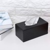 Wood Square Tissue Box Cover,Rectangular Tissue Box Natural Elegance Wood