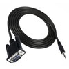 Qaoquda DB9 9 Pin Male to 3.5mm Male Plug Serial