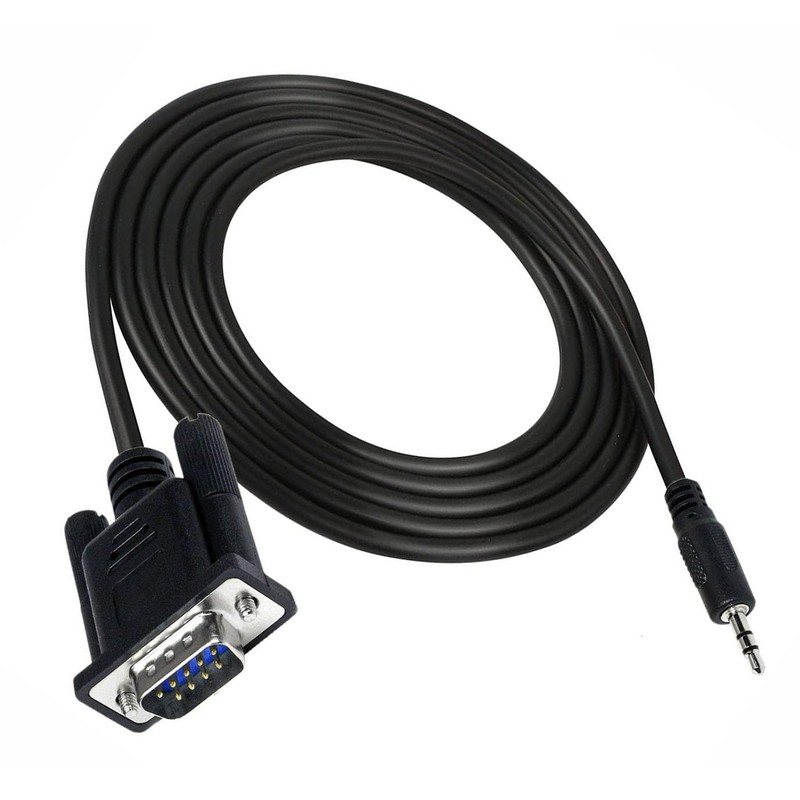 Qaoquda DB9 9 Pin Male to 3.5mm Male Plug Serial
