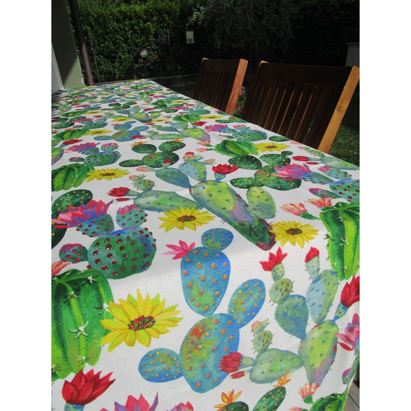 Set of 3 Tea Towels Cactus Design 100% Cotton Made