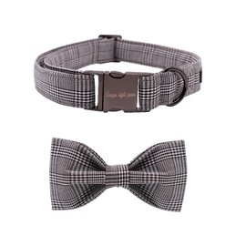 Unique Style Paws Dog Collar,Bow tie Collar, Comfortable Collars for Dogs and Cats Small Medium Large, Adjustable Bowtie Dog Collar XXS-XL