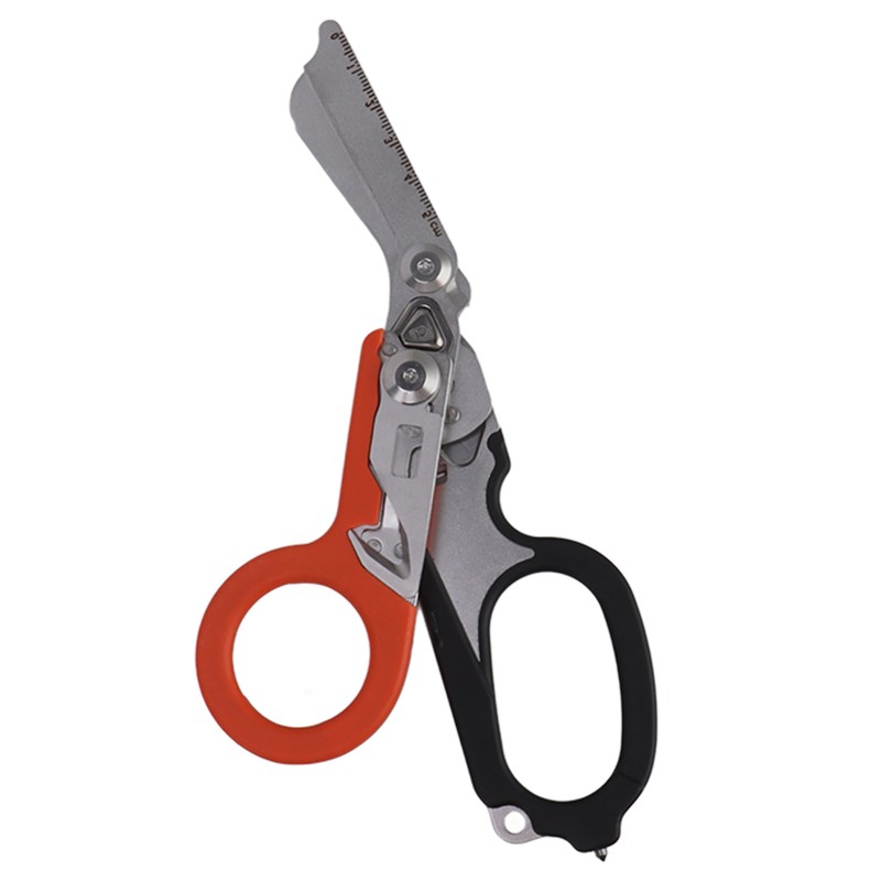 Emergency Response Shears Foldable Shear with Ring Cutter Glass Breaker