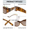 Meeloog Women Polarized Sunglasses Covers for Glasses, Wrap Around Cat