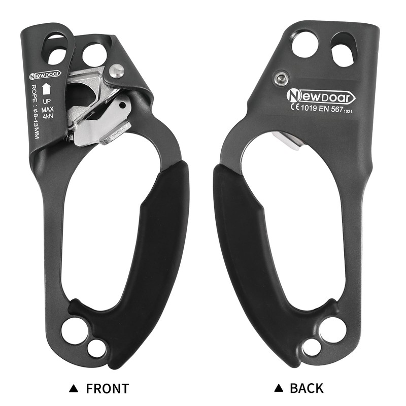 NewDoar Right Hand Ascender Rock Climbing Tree Arborist Rappelling Gear