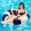 Arrowbash Jumbo Inflatable Pool Float 47.24 Inch Floaties Pool Tubes