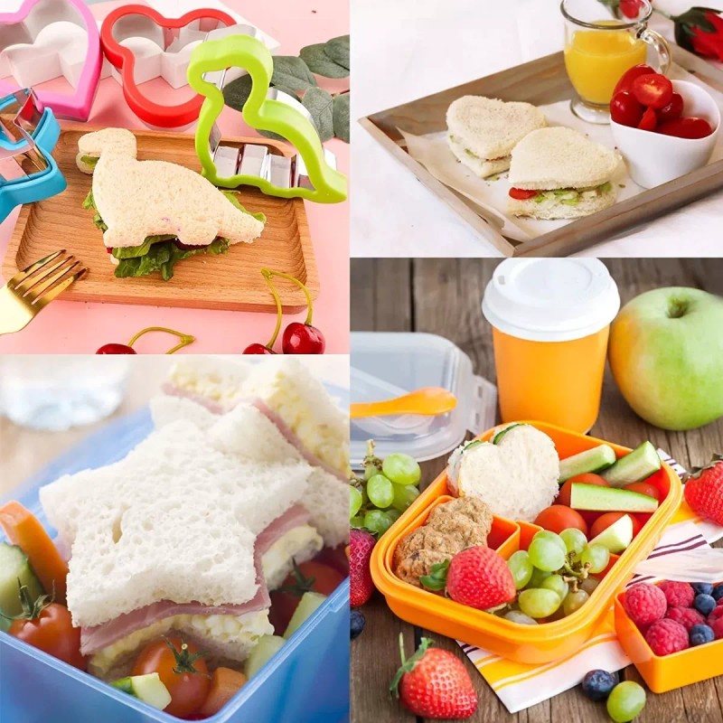 Cortadores De Figuras Para Sandwich Acero Inoxidable 13 Pzas