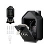 Key Security Box Wall Mount, 4-Digit Combination Lock Box with