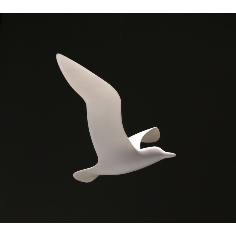 Seagull Mobile Outdoor Sculpture by John Perry 16 inch wingspan