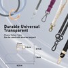ROCONTRIP Phone Lanyard Tab TPU Phone Tether Tab Transparent Phone