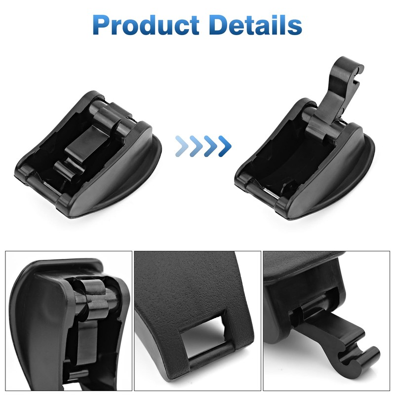TOP-MAX Extended Cab Rear Vent Window Latch Compatible with 1999-2007