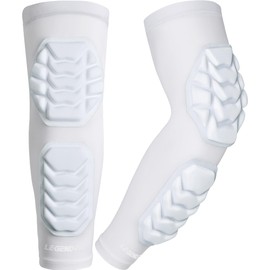 Legendfit Football Elbow Forearm Padded Sleeves for Youth Men Adults Compression Protective Arm Support for Basketball Wrestling Guards