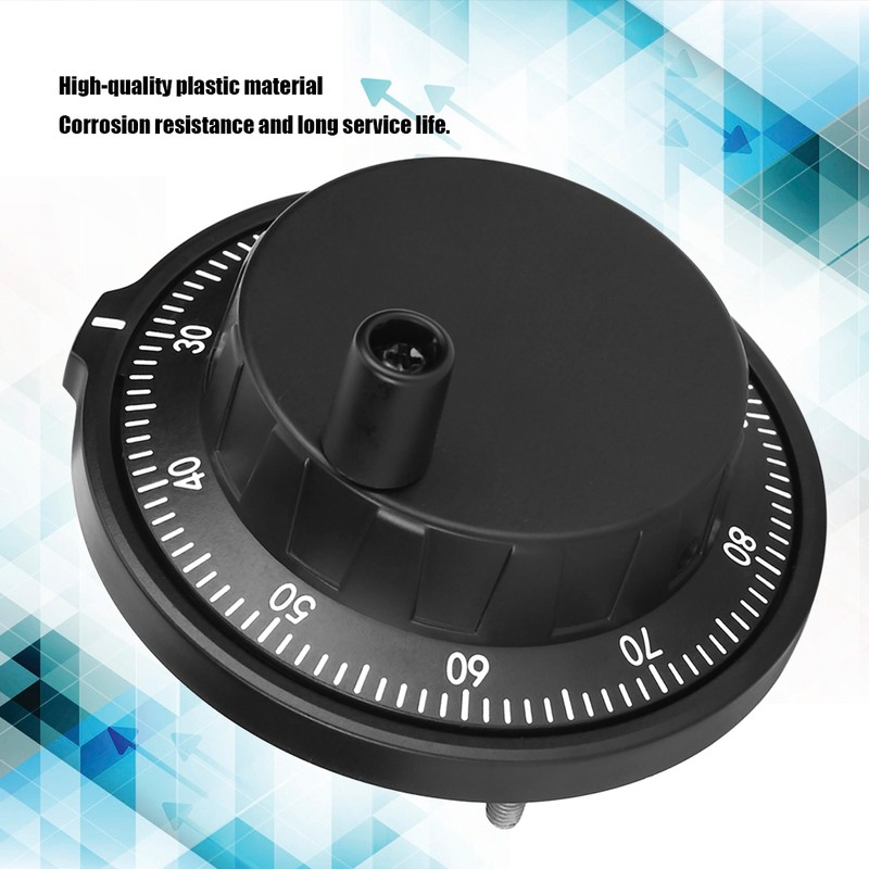Handwheel Electronic CNC Manual Pulse Generator Hand Wheel 80mm 100PPR