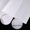 Fusible Interfacing Fabric - Medium Weight 100cm Wide White Non