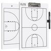 Elite Clipboards Basketball White Dry Erase Coaches Clipboard | Double-Side