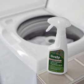 Lively Probiotic Laundry Stain Remover (2 Pack), Fragrance-Free, Biodegradable Formula
