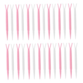 Beavorty 100pcs Double Eyelid Y-shaped Fork Double Stickers Eyelid Stickers Y-shape Fork Eyelid Tape Eyelid Lifter Double Tape Makeup y Fork Brightener Lids Double-fold Fork Makeup Fork Abs