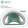 1/2'' X 18'' Premium Zirconia Sanding Belts,13*457mm 36,60,80,120 Grit, 10