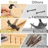 MAPVOLUT 90PCS Picture Hanging Nails, 3 Sizes Wall Decorative Nails