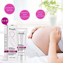 Crema de Estrías y Cicatrices de Mango, Estrías y Crema de Eliminación de Cicatrices para El Embarazo, Estrías Cremas de Vientre Cicatrices para Arrugas, Obesidad Grasa Estrías Hidratante,