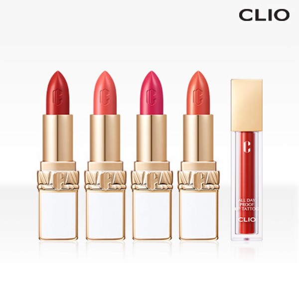 Clio Rouge Heel Luxury Edition Lipstick Set (4 types) and