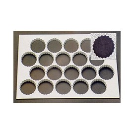 Thermo Cookie Cutting Sheet 3-9/16" Rosette 20/Sheet