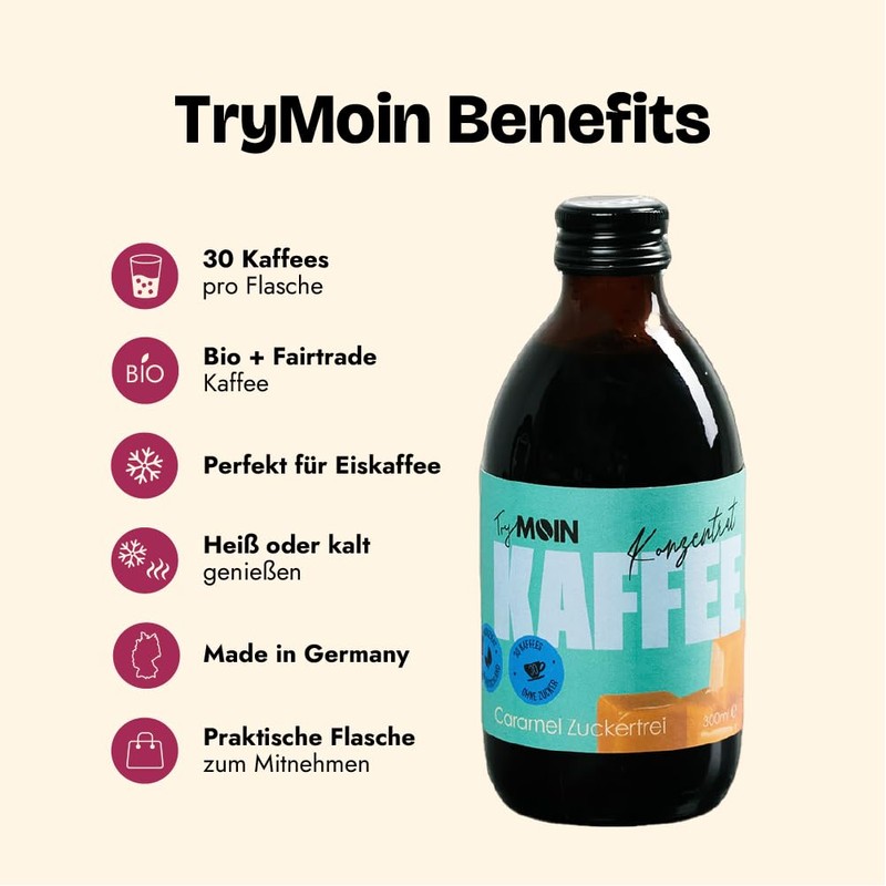 TryMoin - Caramel Macchiato - Sugar Free - Coffee Concentrate