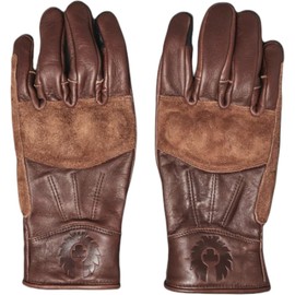 Belstaff Clinch Waterproof Motorcycle Gloves, Brown, XL