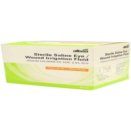 Alissa Sterile Saline Wound Irrigation Eye Wash Pods - Pack of 25 x 20ml