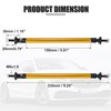 X AUTOHAUX 2pcs 150mm 5.91" Adjust Car Bumper Splitter Support