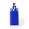 Gedy Bathroom Soap Dispenser, Resin, Blue, 16.2 x 7 x