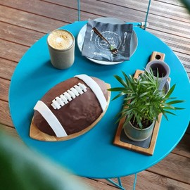 40YARDS American Football Baking Mould with Non-Stick Coating (True to Scale) Including Recipe - Decoration for the Next Football Party