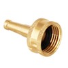 Joywayus Heavy Duty Brass High Pressure Jet Nozzle with Shut-off