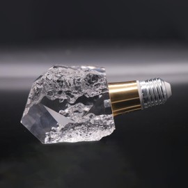 VIZBMYR Crystal Decorative LED Light Bulbs 5 Watt(Equivalent 40w),Fancy Unique Pretty Light Bulb E26 Base, Soft Warm Light Lightbulbs Staircase,Bars, Ambience (FP-52, 1PC)