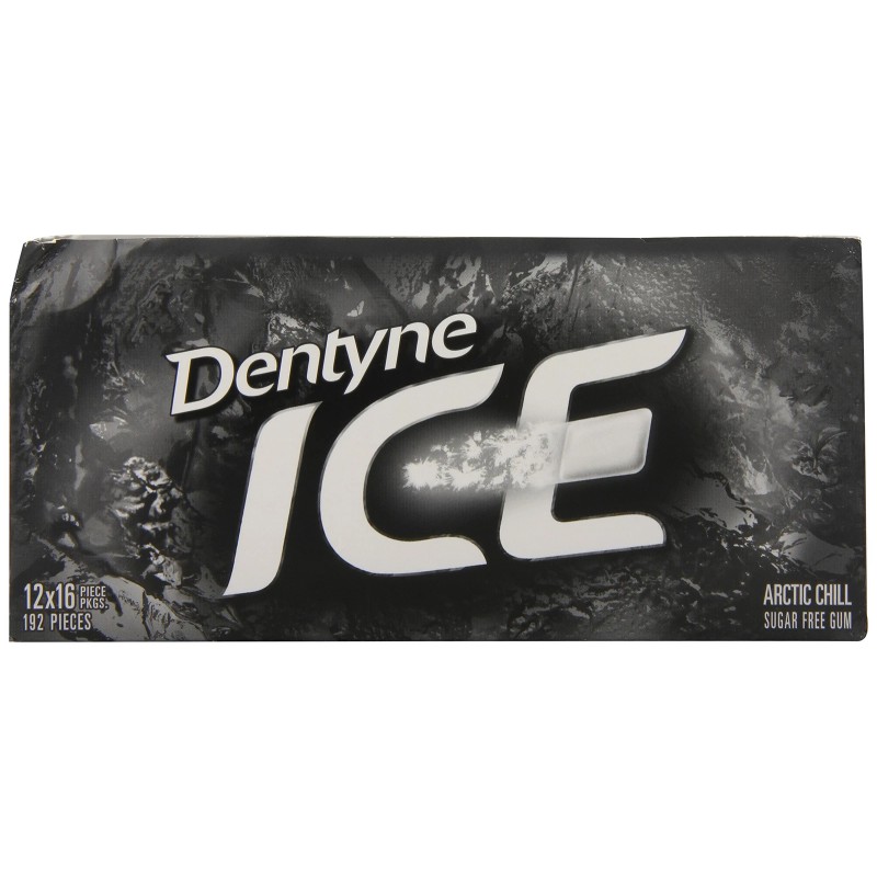 Dentyne Ice Arctic Chill Sugar-Free Gum, 12 Count