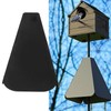 Wide Squirrel Baffle for Bird Feeder Pole, Outside Pole Mount