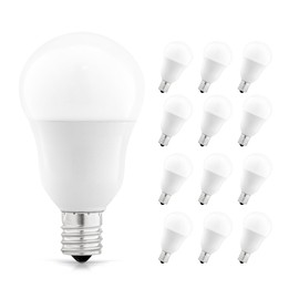 Feit Electric A15 LED Light Bulb, 60W Equivalent, Dimmable, E17 Intermediate Base, CRI 90, 750 Lumens, 3000K Bright White, Ceiling Fan Light Bulb, 15,000-Hour Lifetime, BPA1560N/930CA/2/6, 12 Pack